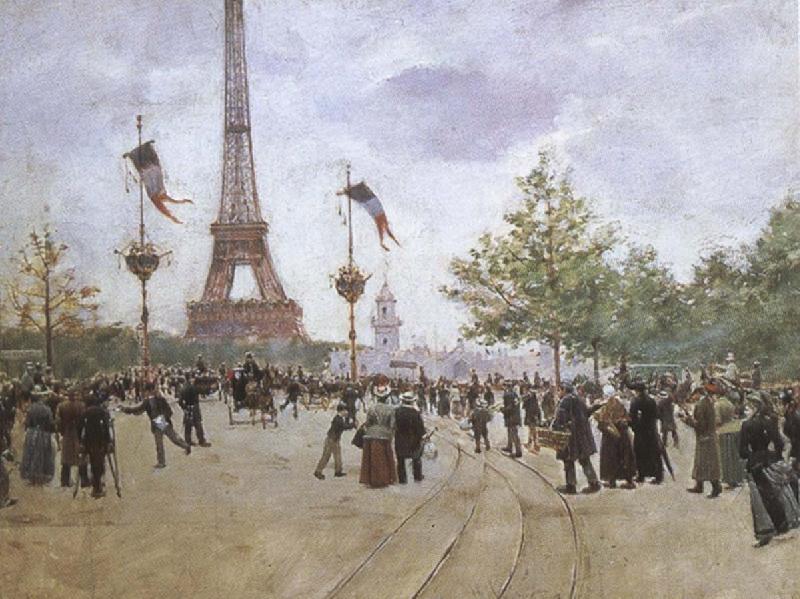 cesar franck entrabce to the exposition universelle by jean beraud Germany oil painting art